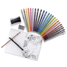 Load image into Gallery viewer, Prismacolor Premier Pencils Adult Mandala Coloring Kit with Blender, Art Marker, Eraser, Sharpener &amp; Booklet, 29 Piece