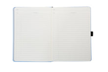 Load image into Gallery viewer, •Notebooks of beauty - hardcover bound with PU leather, radius corners, coloured endpapers, perforated 100gr/m² cream pages, inner pocket and elastic closure. Also includes a pen holder - perfect - Dingbats* Notebooks (journal, diary, bullet journal, office notebook, leather notebook)