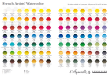 Load image into Gallery viewer, Artist watercolour Half pans