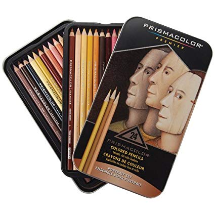 Prismacolor Pencil 24 Color Portrait Set