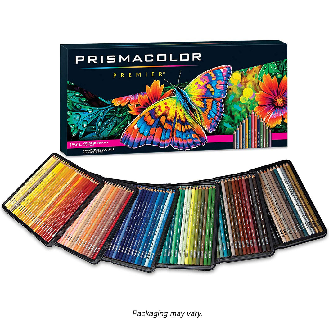 Prismacolor Premier Colored Pencils, Soft Core, 150 Pack