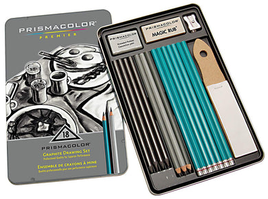 PRISMA COLOR PREMIUM 18 PC GRAPHITE  DRWNG SET