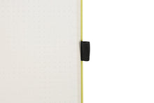 Load image into Gallery viewer, •Notebooks of beauty - hardcover bound with PU leather, radius corners, coloured endpapers, perforated 100gr/m² cream pages, inner pocket and elastic closure. Also includes a pen holder - perfect - Dingbats* Notebooks (journal, diary, bullet journal, office notebook, leather notebook)