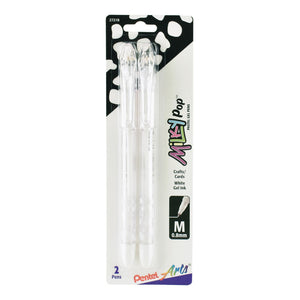 PENTEL MILKY POP GEL PENS WHITE