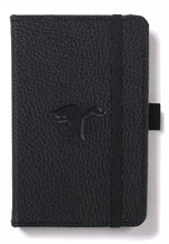 Load image into Gallery viewer, •Notebooks of beauty - hardcover bound with PU leather, radius corners, coloured endpapers, perforated 100gr/m² cream pages, inner pocket and elastic closure. Also includes a pen holder - perfect - Dingbats* Notebooks (journal, diary, bullet journal, office notebook, leather notebook)