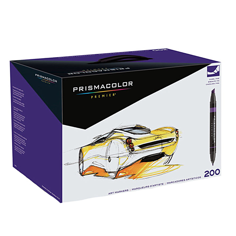 Prismacolor Chisel Marker Set/200 Colors