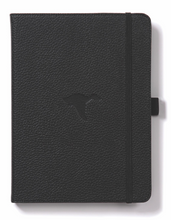 Load image into Gallery viewer, •Notebooks of beauty - hardcover bound with PU leather, radius corners, coloured endpapers, perforated 100gr/m² cream pages, inner pocket and elastic closure. Also includes a pen holder - perfect - Dingbats* Notebooks (journal, diary, bullet journal, office notebook, leather notebook)