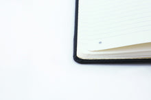 Load image into Gallery viewer, •Notebooks of beauty - hardcover bound with PU leather, radius corners, coloured endpapers, perforated 100gr/m² cream pages, inner pocket and elastic closure. Also includes a pen holder - perfect - Dingbats* Notebooks (journal, diary, bullet journal, office notebook, leather notebook)