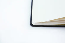 Load image into Gallery viewer, •Notebooks of beauty - hardcover bound with PU leather, radius corners, coloured endpapers, perforated 100gr/m² cream pages, inner pocket and elastic closure. Also includes a pen holder - perfect - Dingbats* Notebooks (journal, diary, bullet journal, office notebook, leather notebook)
