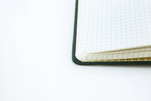 Load image into Gallery viewer, •Notebooks of beauty - hardcover bound with PU leather, radius corners, coloured endpapers, perforated 100gr/m² cream pages, inner pocket and elastic closure. Also includes a pen holder - perfect - Dingbats* Notebooks (journal, diary, bullet journal, office notebook, leather notebook)