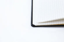 Load image into Gallery viewer, •Notebooks of beauty - hardcover bound with PU leather, radius corners, coloured endpapers, perforated 100gr/m² cream pages, inner pocket and elastic closure. Also includes a pen holder - perfect - Dingbats* Notebooks (journal, diary, bullet journal, office notebook, leather notebook)