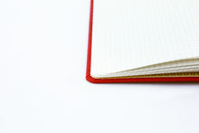 Load image into Gallery viewer, •Notebooks of beauty - hardcover bound with PU leather, radius corners, coloured endpapers, perforated 100gr/m² cream pages, inner pocket and elastic closure. Also includes a pen holder - perfect - Dingbats* Notebooks (journal, diary, bullet journal, office notebook, leather notebook)