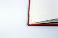 Load image into Gallery viewer, •Notebooks of beauty - hardcover bound with PU leather, radius corners, coloured endpapers, perforated 100gr/m² cream pages, inner pocket and elastic closure. Also includes a pen holder - perfect - Dingbats* Notebooks (journal, diary, bullet journal, office notebook, leather notebook)