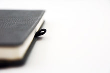 Load image into Gallery viewer, •Notebooks of beauty - hardcover bound with PU leather, radius corners, coloured endpapers, perforated 100gr/m² cream pages, inner pocket and elastic closure. Also includes a pen holder - perfect - Dingbats* Notebooks (journal, diary, bullet journal, office notebook, leather notebook)