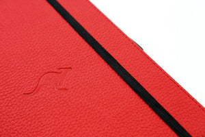 •Notebooks of beauty - hardcover bound with PU leather, radius corners, coloured endpapers, perforated 100gr/m² cream pages, inner pocket and elastic closure. Also includes a pen holder - perfect - Dingbats* Notebooks (journal, diary, bullet journal, office notebook, leather notebook)