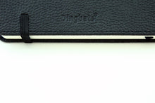 Load image into Gallery viewer, •Notebooks of beauty - hardcover bound with PU leather, radius corners, coloured endpapers, perforated 100gr/m² cream pages, inner pocket and elastic closure. Also includes a pen holder - perfect - Dingbats* Notebooks (journal, diary, bullet journal, office notebook, leather notebook)