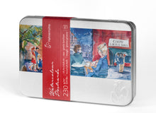 Load image into Gallery viewer, Watercolour Postcards in Metal Box 230 gsm