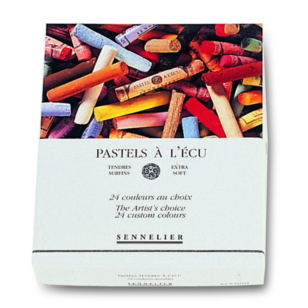 Cardboard box 24 pastels A L'Ecu Empty