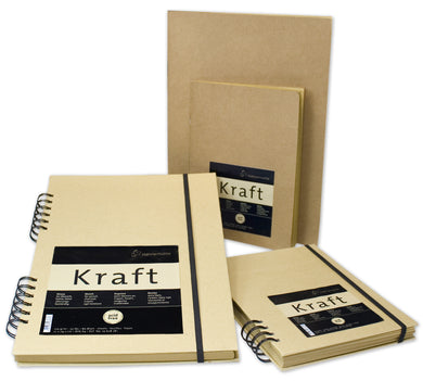 SKETCHBOOKLET KRAFTPAPER 120GSM - 20 SHEETS