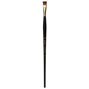 KOLINSKY GOLD SHORT FLAT BRUSH - oil, acrylic & tempera