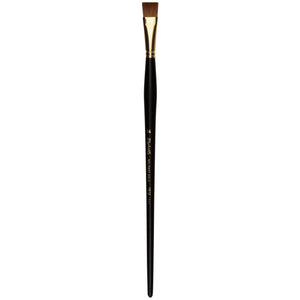 KOLINSKY GOLD SHORT FLAT BRUSH - oil, acrylic & tempera