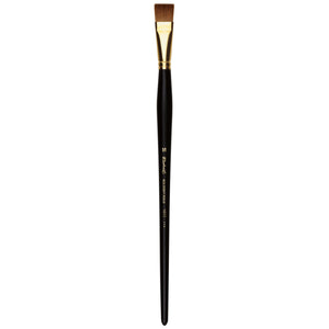 KOLINSKY GOLD SHORT FLAT BRUSH - oil, acrylic & tempera