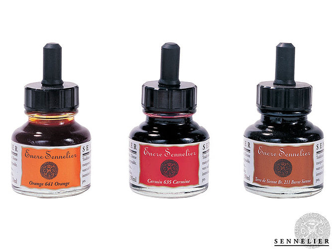 SENNELIER INK 30 ML JAR 1 FL OZ